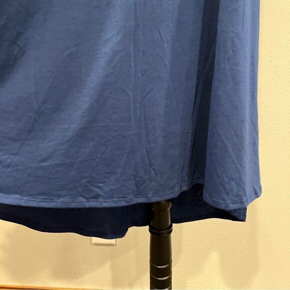 LuLaRoe Carly navy Women's short sleeve casual dress size medium - Picture 4 of 12